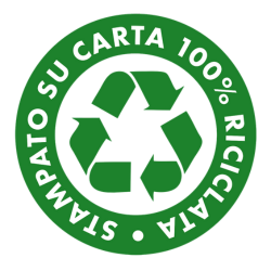 stampa su carta reciclata logo
